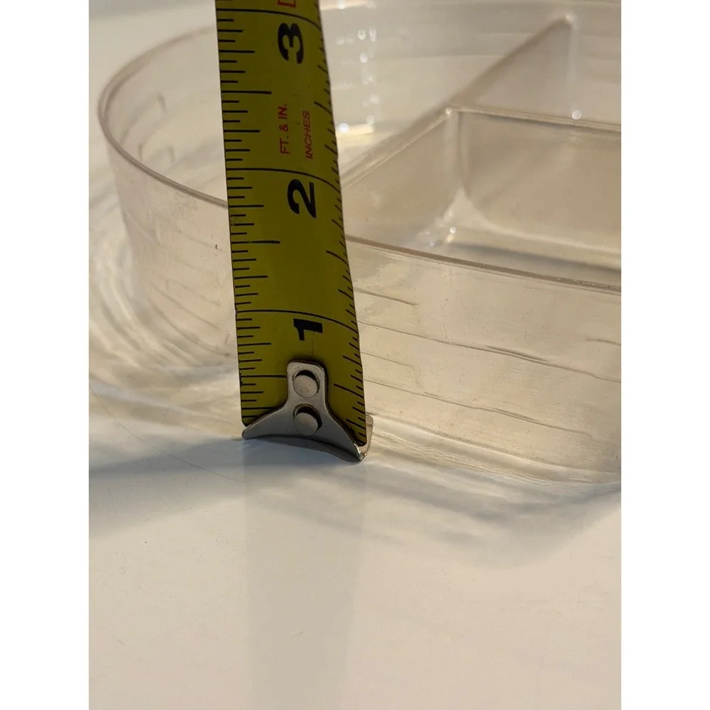 VTG Longaberger Basket Protector Clear Collector Harmony #1 Top Divided 43362‎